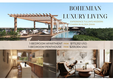 Mieszkanie na sprzedaż - Itzamna Mz29 Lt27, 77780 Tulum, Q.R., Mexico Tulum, Meksyk, 42,5 m², 156 866 USD (655 698 PLN), NET-101350158