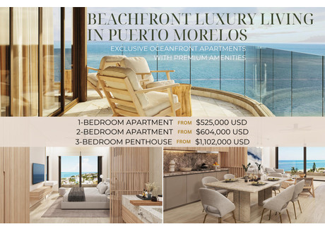 Mieszkanie na sprzedaż - Javier Rojo Gomez 801, 77580 Puerto Morelos, Q.R., Mexico Cancún, Meksyk, 73,96 m², 530 035 USD (2 199 645 PLN), NET-101352117