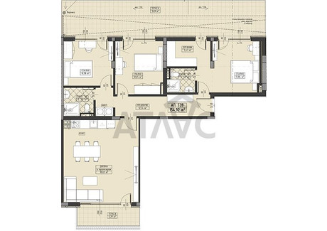 Mieszkanie na sprzedaż - Христо Смирненски/Hristo Smirnenski Пловдив/plovdiv, Bułgaria, 179 m², 198 232 USD (822 662 PLN), NET-101260448