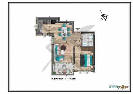 Mieszkanie na sprzedaż - Студентски град/Studentski grad София/sofia, Bułgaria, 67 m², 150 958 USD (631 006 PLN), NET-101576009