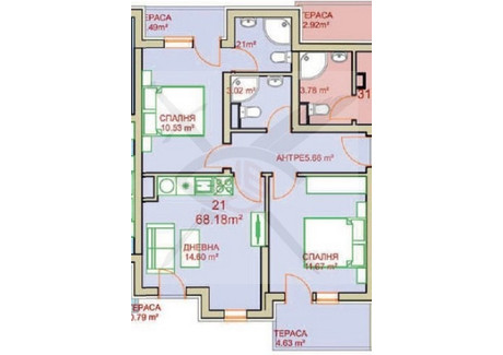 Mieszkanie na sprzedaż - Студентски град/Studentski grad София/sofia, Bułgaria, 84 m², 186 730 USD (763 727 PLN), NET-102271724