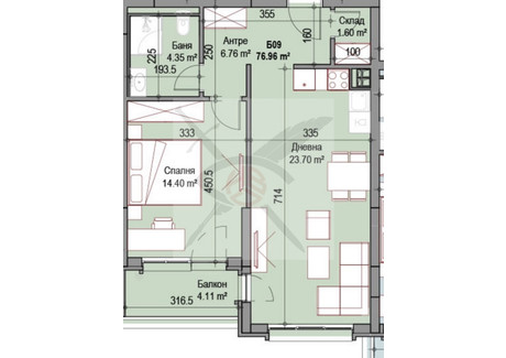 Mieszkanie na sprzedaż - Хаджи Димитър/Hadji Dimitar София/sofia, Bułgaria, 77 m², 154 262 USD (644 817 PLN), NET-96065615