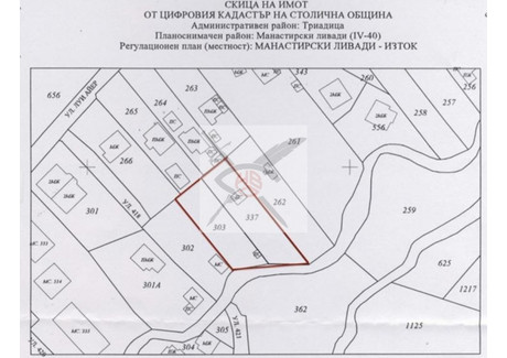 Działka na sprzedaż - Манастирски ливади/Manastirski livadi София/sofia, Bułgaria, 480 m², 158 803 USD (649 505 PLN), NET-98082639