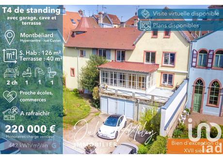 Mieszkanie na sprzedaż - Montbeliard, Francja, 126 m², 228 570 USD (937 135 PLN), NET-97092478