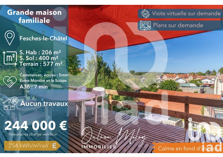 Dom na sprzedaż - Fesches-Le-Châtel, Francja, 210 m², 265 482 USD (1 019 452 PLN), NET-91725159