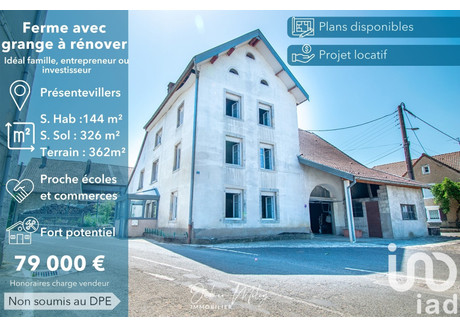 Dom na sprzedaż - Présentevillers, Francja, 144 m², 85 617 USD (328 767 PLN), NET-92431167