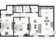 Mieszkanie na sprzedaż - 227 Christopher Columbus Dr Unit# 301B, Hudson County, NJ Jc, Downtown, Usa, 106,75 m², 649 900 USD (2 560 606 PLN), NET-96631864