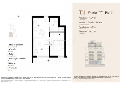 Mieszkanie na sprzedaż - Funchal, Portugalia, 56 m², 382 334 USD (1 598 156 PLN), NET-102395841