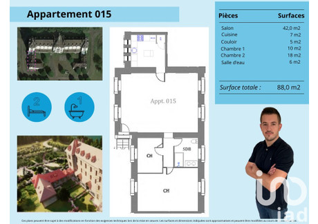 Mieszkanie na sprzedaż - Beaumont-Louestault, Francja, 88 m², 362 748 USD (1 392 950 PLN), NET-100728969