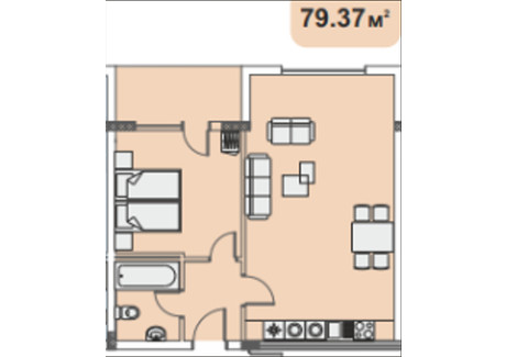 Mieszkanie na sprzedaż - Малинова долина/Malinova dolina София/sofia, Bułgaria, 80 m², 158 813 USD (633 665 PLN), NET-97044576