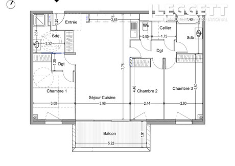 Mieszkanie na sprzedaż - Briancon, Francja, 92,81 m², 551 712 USD (2 124 090 PLN), NET-100324435