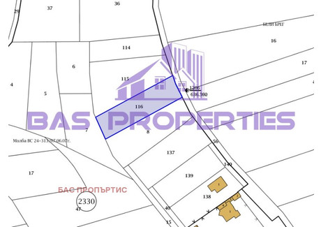 Działka na sprzedaż - гр. Банкя/gr. Bankia София/sofia, Bułgaria, 1000 m², 157 913 USD (660 074 PLN), NET-101260655