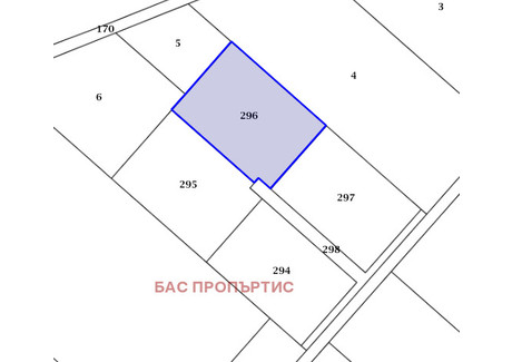 Działka na sprzedaż - с. Гурмазово/s. Gurmazovo София/sofia, Bułgaria, 1083 m², 57 793 USD (241 574 PLN), NET-96062732