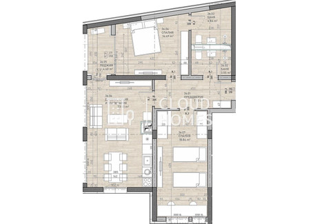 Mieszkanie na sprzedaż - Сухата река/Suhata reka София/sofia, Bułgaria, 122 m², 221 806 USD (907 185 PLN), NET-101073771