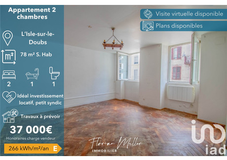 Mieszkanie na sprzedaż - L'isle-Sur-Le-Doubs, Francja, 78 m², 39 040 USD (159 675 PLN), NET-99487392