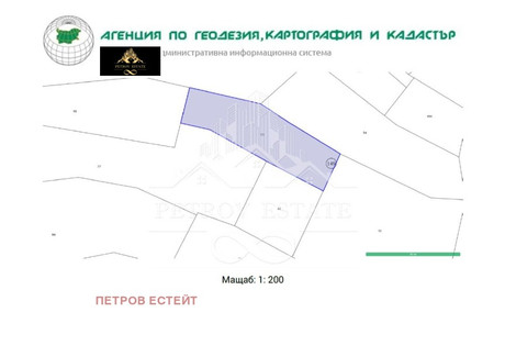 Działka na sprzedaż - гр. Велинград/gr. Velingrad Пазарджик/pazardjik, Bułgaria, 5740 m², 62 076 USD (248 925 PLN), NET-98514440