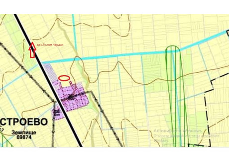 Działka na sprzedaż - с. Строево/s. Stroevo Пловдив/plovdiv, Bułgaria, 6525 m², 65 343 USD (273 134 PLN), NET-92975445