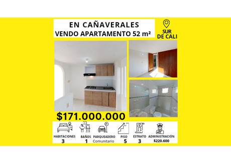 Mieszkanie na sprzedaż - Cañaverales, Cali, Valle del Cauca, Colombia Cali, Kolumbia, 52 m², 39 132 USD (162 398 PLN), NET-103325714