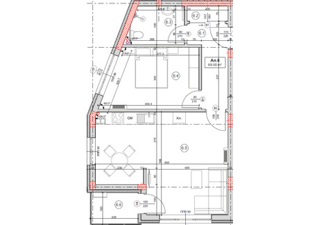 Mieszkanie na sprzedaż - Ален мак/Alen mak Благоевград/blagoevgrad, Bułgaria, 75 m², 62 177 USD (258 034 PLN), NET-103224389