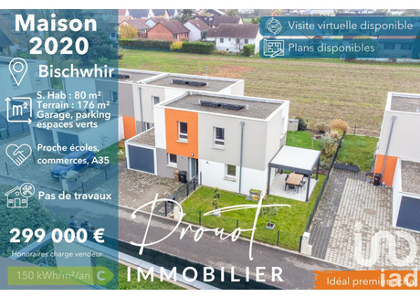 Dom na sprzedaż - Bischwihr, Francja, 80 m², 315 280 USD (1 289 497 PLN), NET-102164709