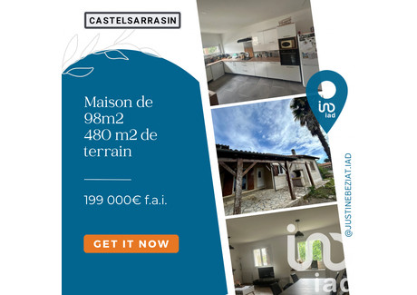 Dom na sprzedaż - Castelsarrasin, Francja, 98 m², 204 699 USD (837 217 PLN), NET-96443550