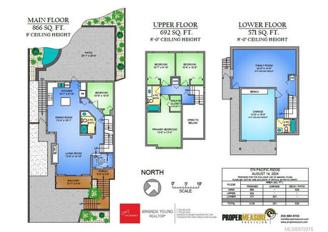 Dom na sprzedaż - 574 Pacific Ridge Langford, Kanada, 197 m², 666 217 USD (2 564 936 PLN), NET-99950230