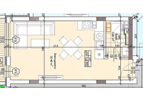 Mieszkanie na sprzedaż - Тракия/Trakia Пловдив/plovdiv, Bułgaria, 55 m², 82 756 USD (343 436 PLN), NET-102908192