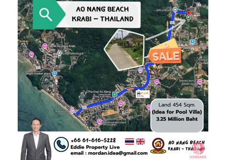 Działka na sprzedaż - 66 Ao Nang, Tajlandia, 800 m², 97 500 USD (404 626 PLN), NET-102913223