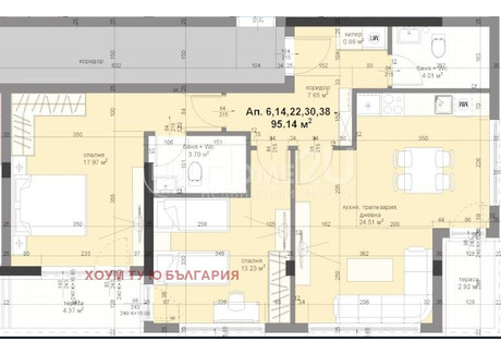 Mieszkanie na sprzedaż - Въстанически/Vastanicheski Пловдив/plovdiv, Bułgaria, 112 m², 150 680 USD (589 158 PLN), NET-100378016