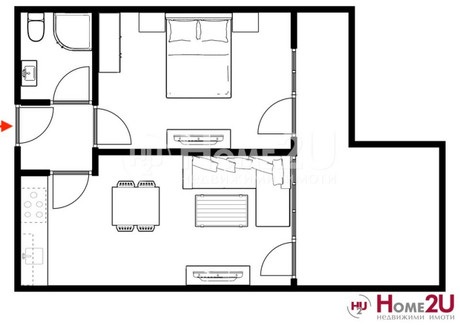 Mieszkanie na sprzedaż - Гагарин/Gagarin Пловдив/plovdiv, Bułgaria, 72 m², 87 617 USD (336 451 PLN), NET-96945408