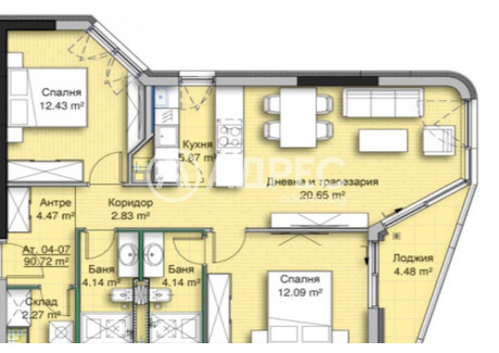 Mieszkanie na sprzedaż - Кръстова вада/Krastova vada София/sofia, Bułgaria, 111 m², 295 100 USD (1 133 182 PLN), NET-100184306