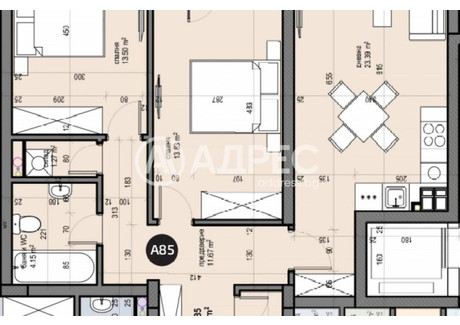 Mieszkanie na sprzedaż - Люлин /Liulin София/sofia, Bułgaria, 101 m², 164 104 USD (681 032 PLN), NET-98911776