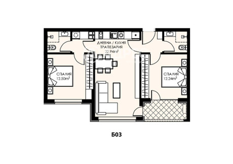 Mieszkanie na sprzedaż - Люлин /Liulin София/sofia, Bułgaria, 88 m², 126 971 USD (520 582 PLN), NET-98081960