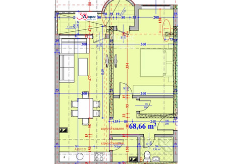 Mieszkanie na sprzedaż - с. Кранево/s. Kranevo Добрич/dobrich, Bułgaria, 84 m², 83 729 USD (349 988 PLN), NET-93482984