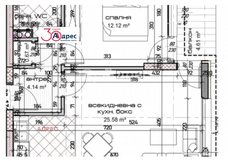 Mieszkanie na sprzedaż - Младост /Mladost Варна/varna, Bułgaria, 72 m², 97 393 USD (373 014 PLN), NET-96475661