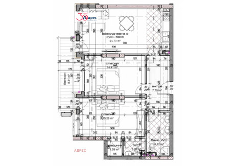 Mieszkanie na sprzedaż - Младост /Mladost Варна/varna, Bułgaria, 111 m², 162 291 USD (678 378 PLN), NET-96476010