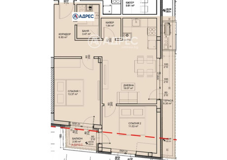 Mieszkanie na sprzedaż - Левски /Levski Варна/varna, Bułgaria, 97 m², 178 723 USD (747 061 PLN), NET-98514706