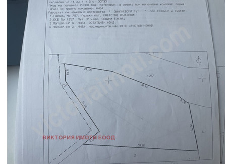 Działka na sprzedaż - с. Шилковци/s. Shilkovci Велико Търново/veliko-Tarnovo, Bułgaria, 2000 m², 1851 USD (7683 PLN), NET-92855717