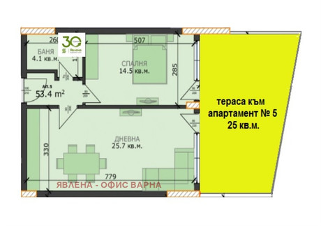 Mieszkanie na sprzedaż - Възраждане 3, Пчелина/Vazrajdane 3, Pchelina Варна/varna, Bułgaria, 97 m², 96 554 USD (394 908 PLN), NET-100186583