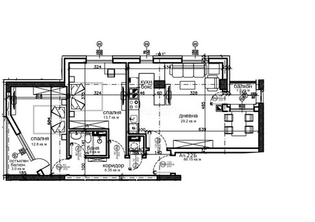 Mieszkanie na sprzedaż - Овча купел/Ovcha kupel София/sofia, Bułgaria, 96 m², 141 085 USD (551 644 PLN), NET-96768684