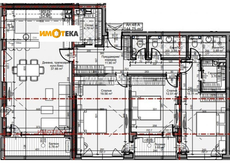 Mieszkanie na sprzedaż - Младост /Mladost София/sofia, Bułgaria, 168 m², 363 261 USD (1 518 429 PLN), NET-91793786