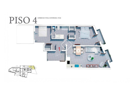 Mieszkanie na sprzedaż - Barcelona, Hiszpania, 78 m², 597 868 USD (2 355 598 PLN), NET-92862716