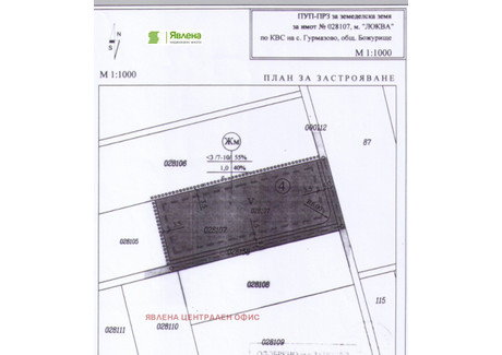 Działka na sprzedaż - гр. Божурище/gr. Bojurishte София/sofia, Bułgaria, 3399 m², 93 284 USD (387 129 PLN), NET-90939765