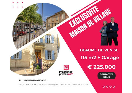 Dom na sprzedaż - Beaumes-De-Venise, Francja, 115 m², 236 295 USD (961 720 PLN), NET-102923273