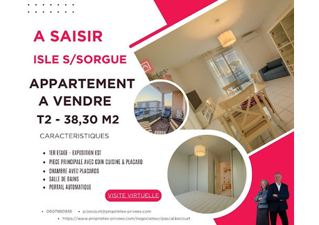 Mieszkanie na sprzedaż - L'isle-Sur-La-Sorgue, Francja, 38,3 m², 151 719 USD (629 632 PLN), NET-103244073