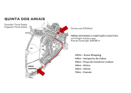 Działka na sprzedaż - Torres Vedras, Portugalia, 579,6 m², 319 587 USD (1 259 172 PLN), NET-96119752