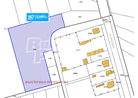 Działka na sprzedaż - гр. Костинброд/gr. Kostinbrod София/sofia, Bułgaria, 7835 m², 426 908 USD (1 771 669 PLN), NET-93578572